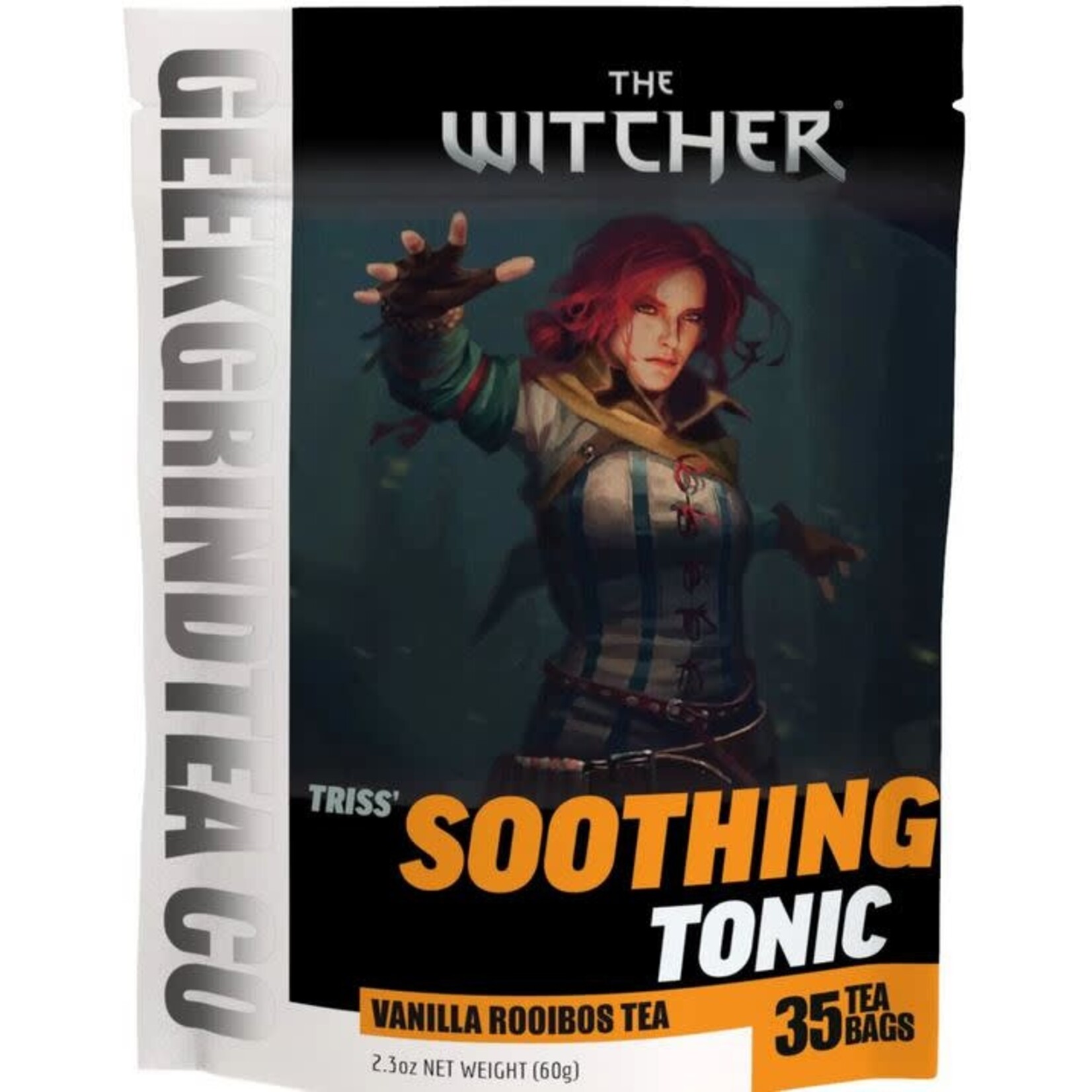 Tea: Triss' Soothing Tonic - The Witcher - Vanilla Rooibos Tea (35 Tea Bags) - Geek Grind