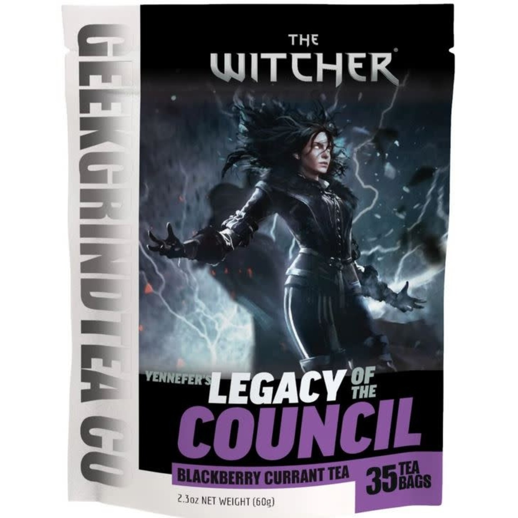 Tea: Yennefer's Legacy of the Council - The Witcher - Blackberry Current Tea (35 Tea Bags) - Geek Grind
