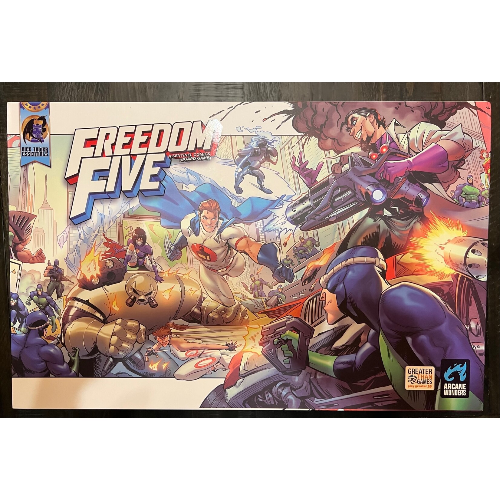 Freedom Five Painted Bundle (All Sales Final/Available Now!) (Special 1-2 Day Order) A Sentinel Comics Board Game