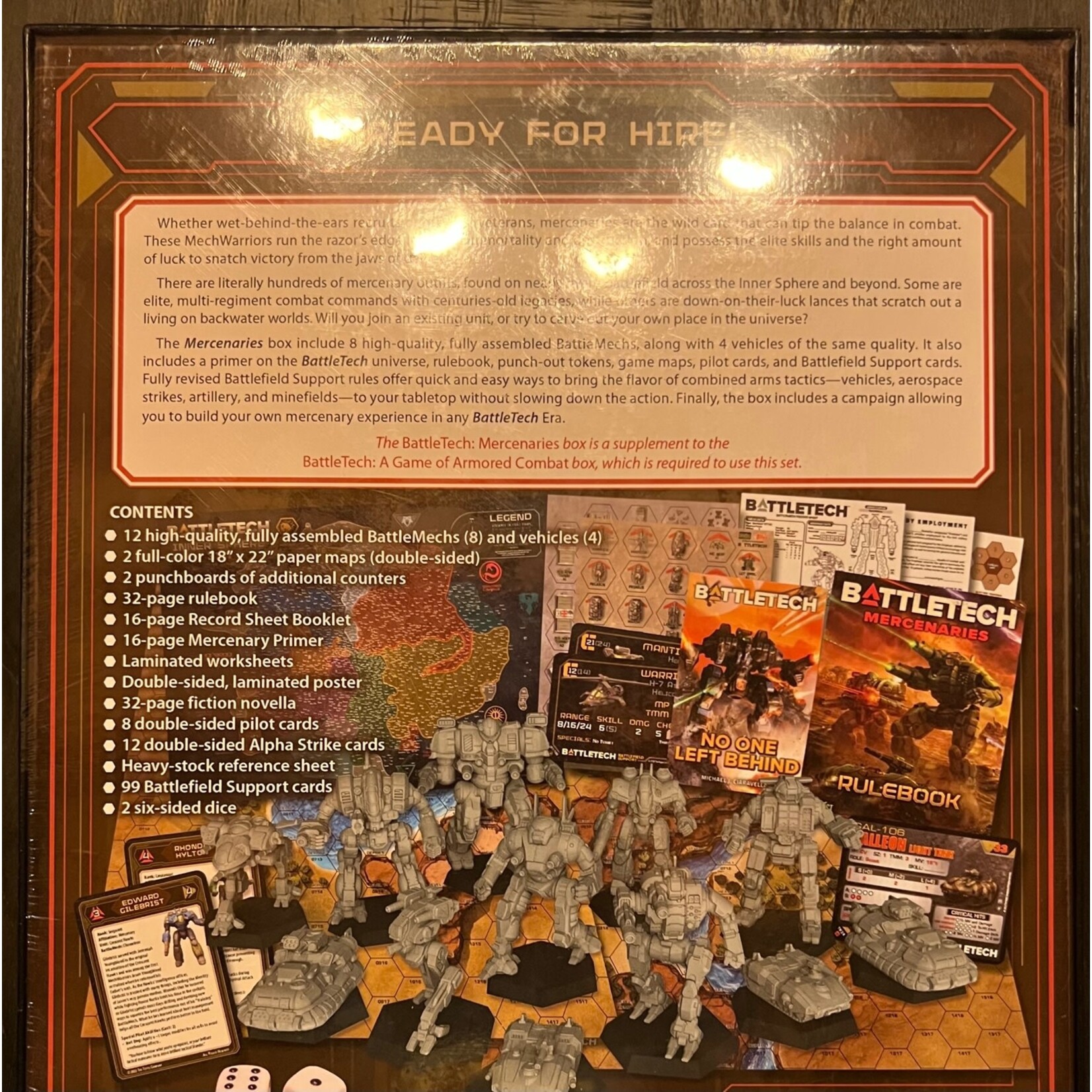 Battletech: Mercenaries Box Set (LE Kevlar Cover)