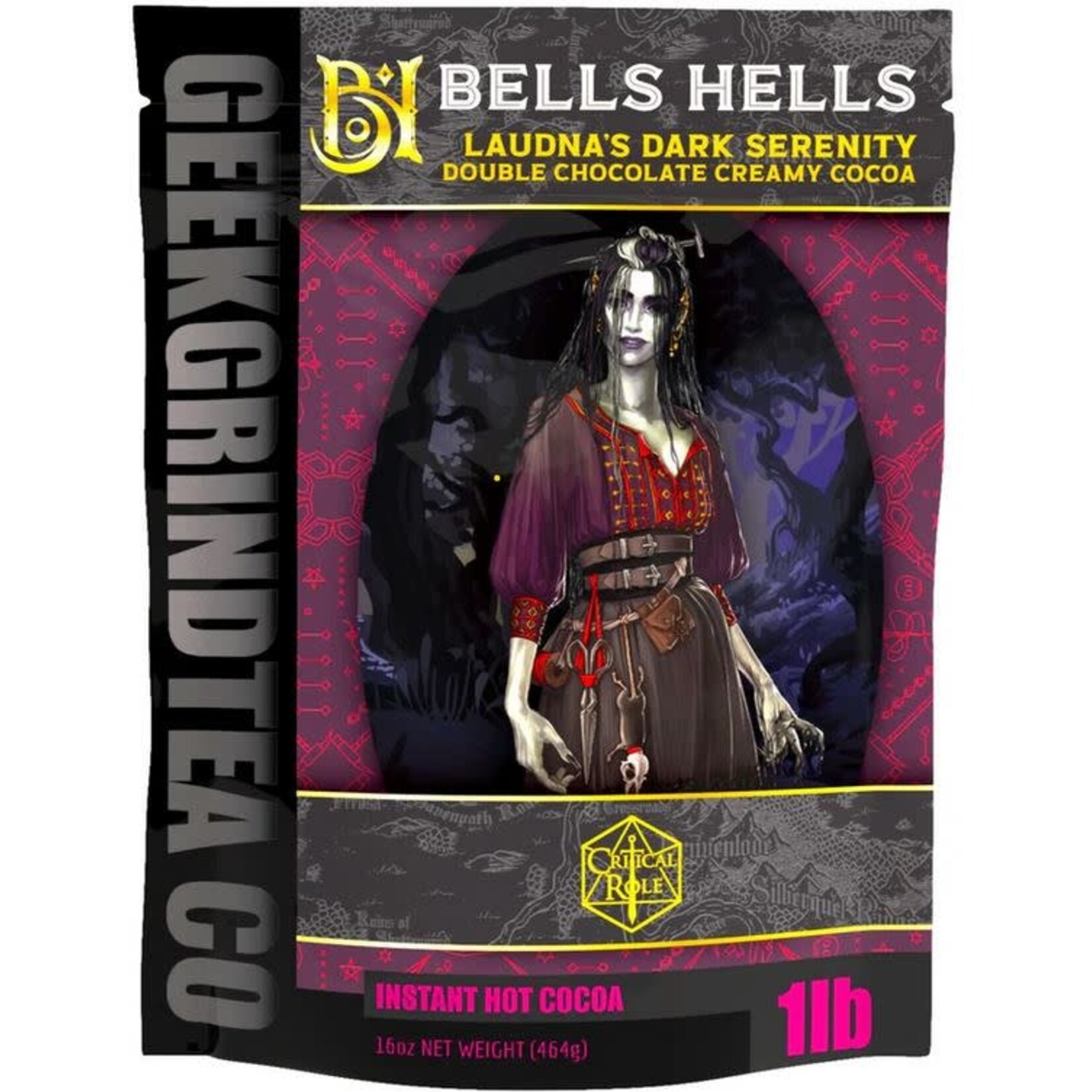 Hot Chocolate: Critical Role Bells Hells - Laudna’s Dark Serenity - Hot Chocolate 1 lb - Geek Grind