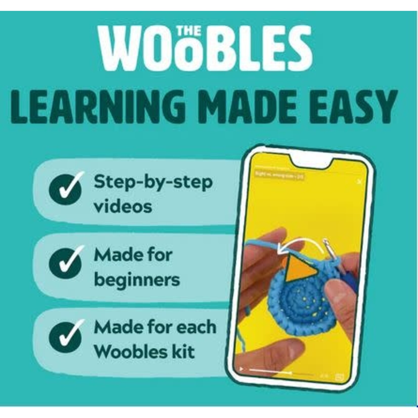 Woobles: Tanya the Tiger Beginner Crochet Kit