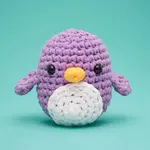 Woobles: Purple Penguin Beginner Crochet Kit