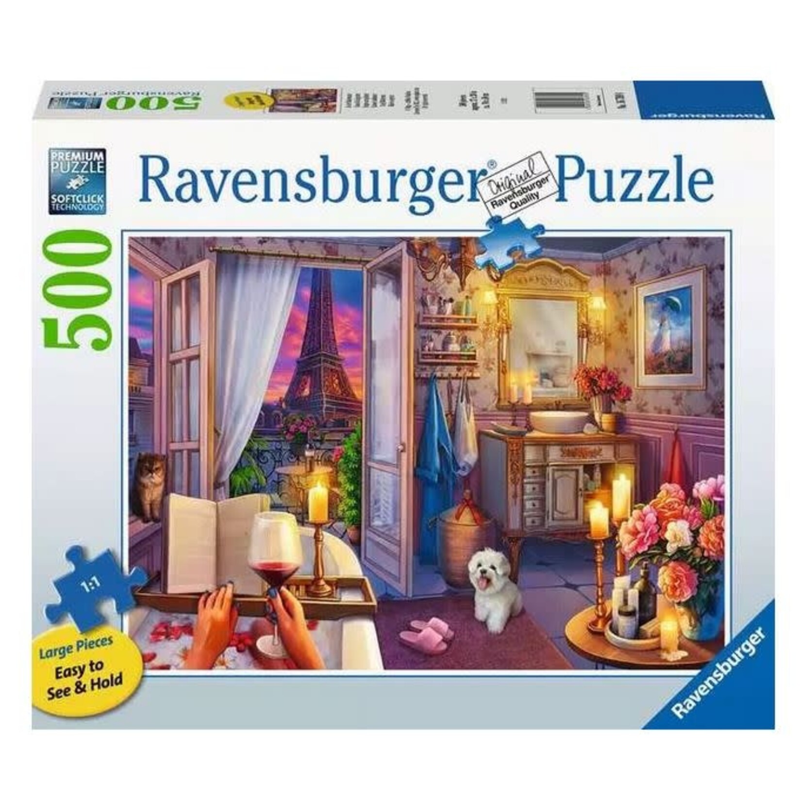 Cozy Bathroom 500 Piece Large Format Puzzle