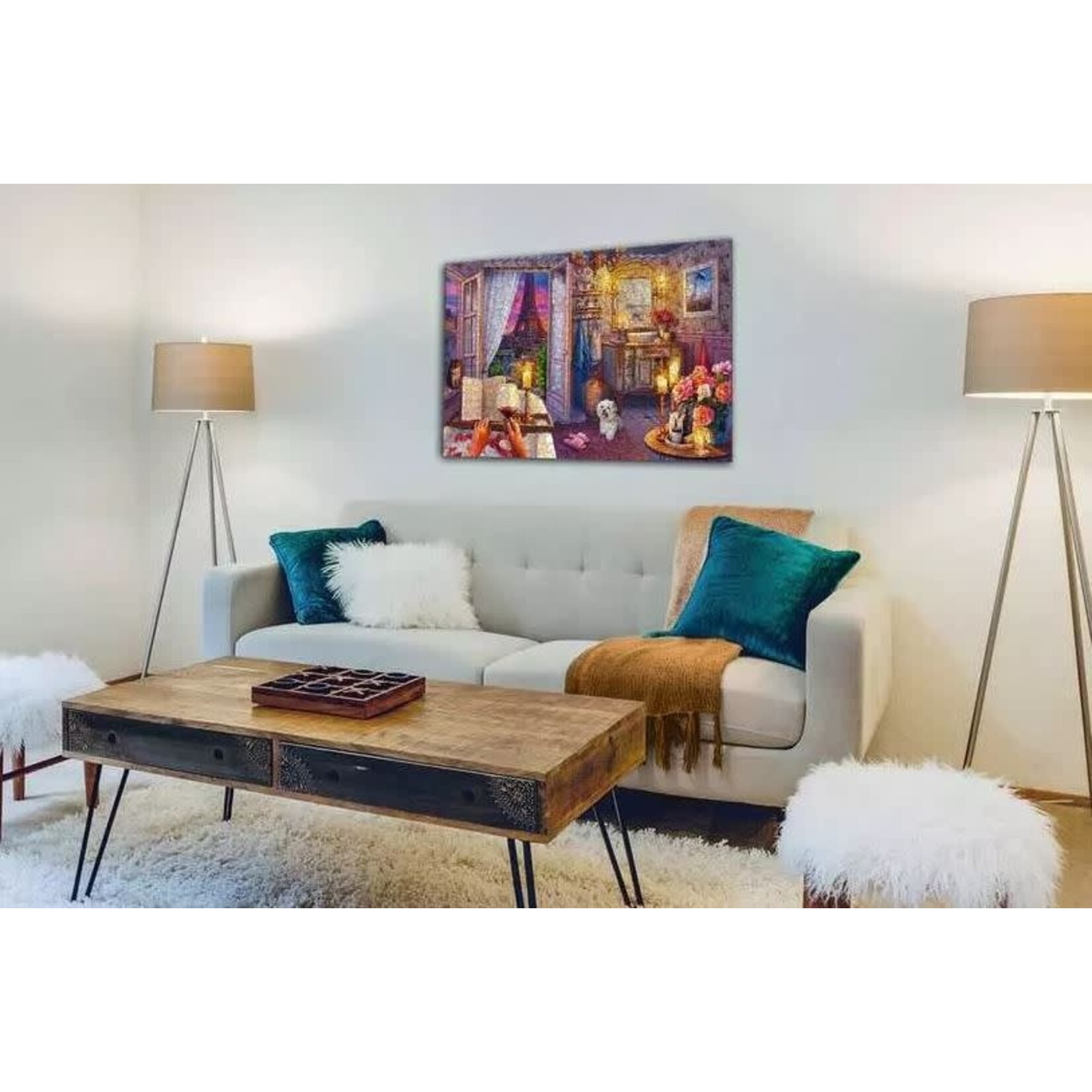 Cozy Bathroom 500 Piece Large Format Puzzle