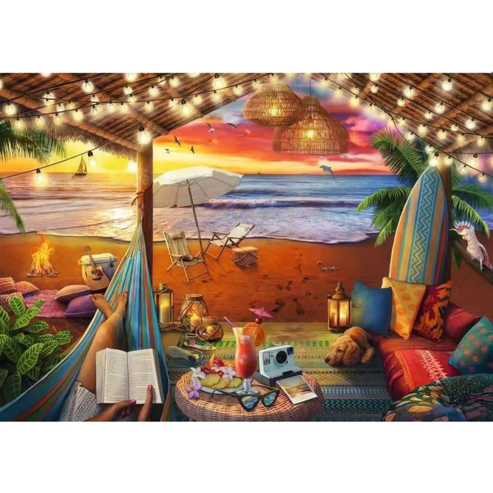 Cozy Cabana 500 Piece Large Format Puzzle
