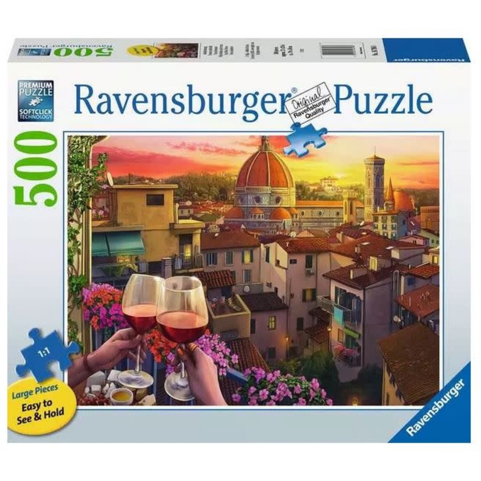 Cozy Wine Terrace 500 Piece Large Format Puzzle