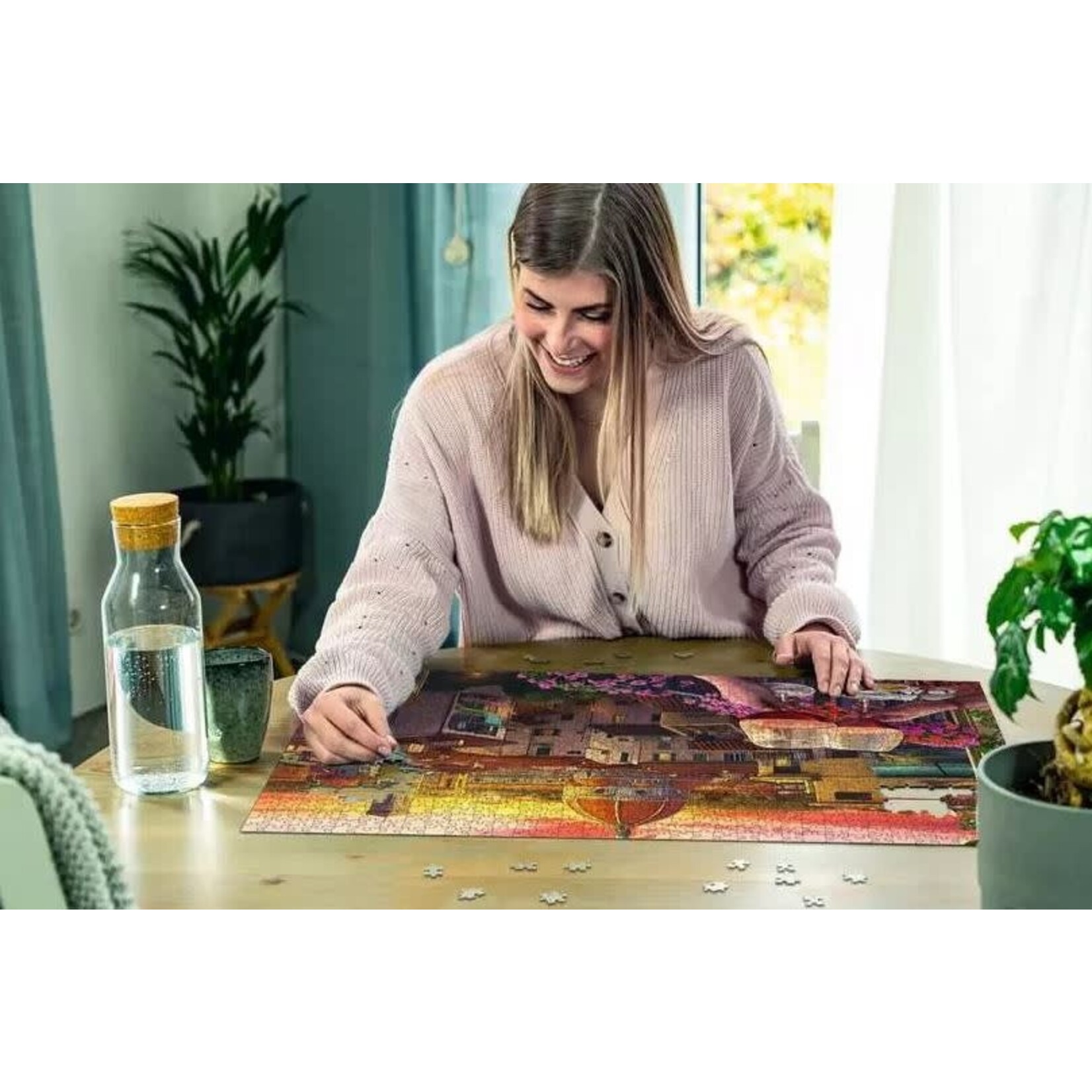 Cozy Wine Terrace 500 Piece Large Format Puzzle