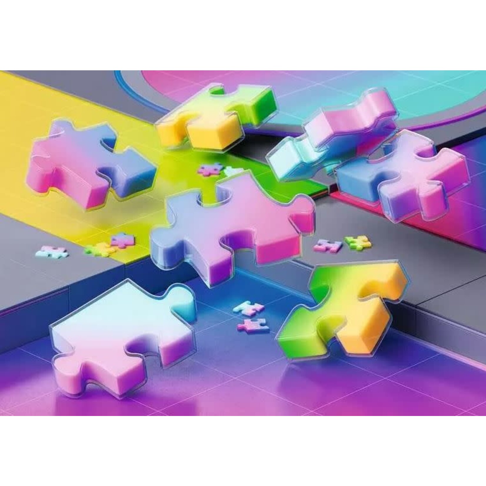Karen Gradient Cascade META Puzzle 1027 Piece Puzzle