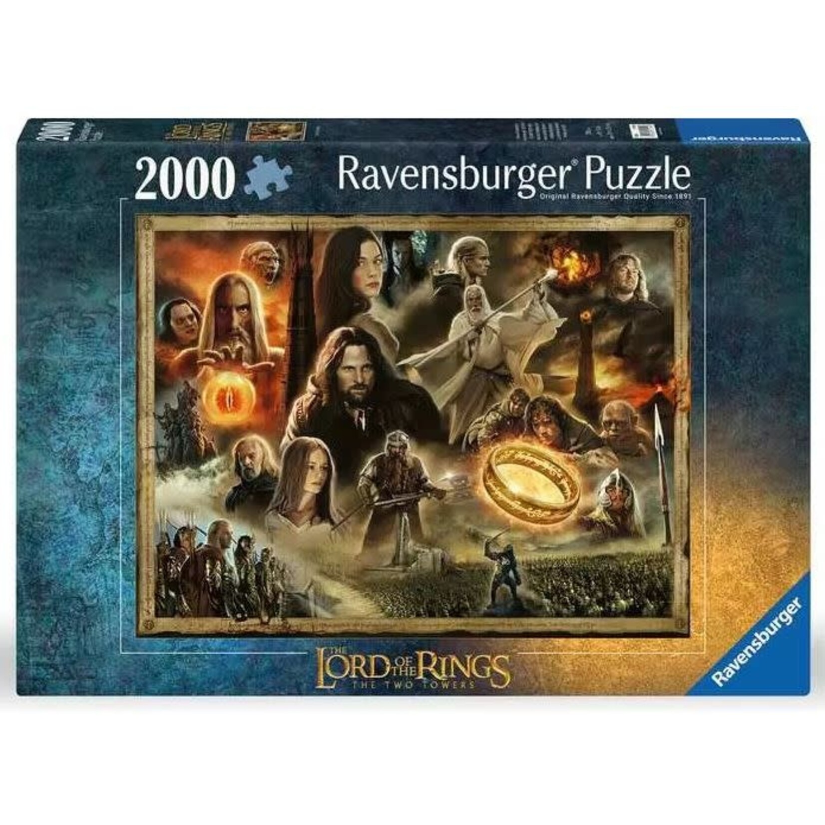 Lord Of The Rings: The Two Towers 2000 Piece Puzzle