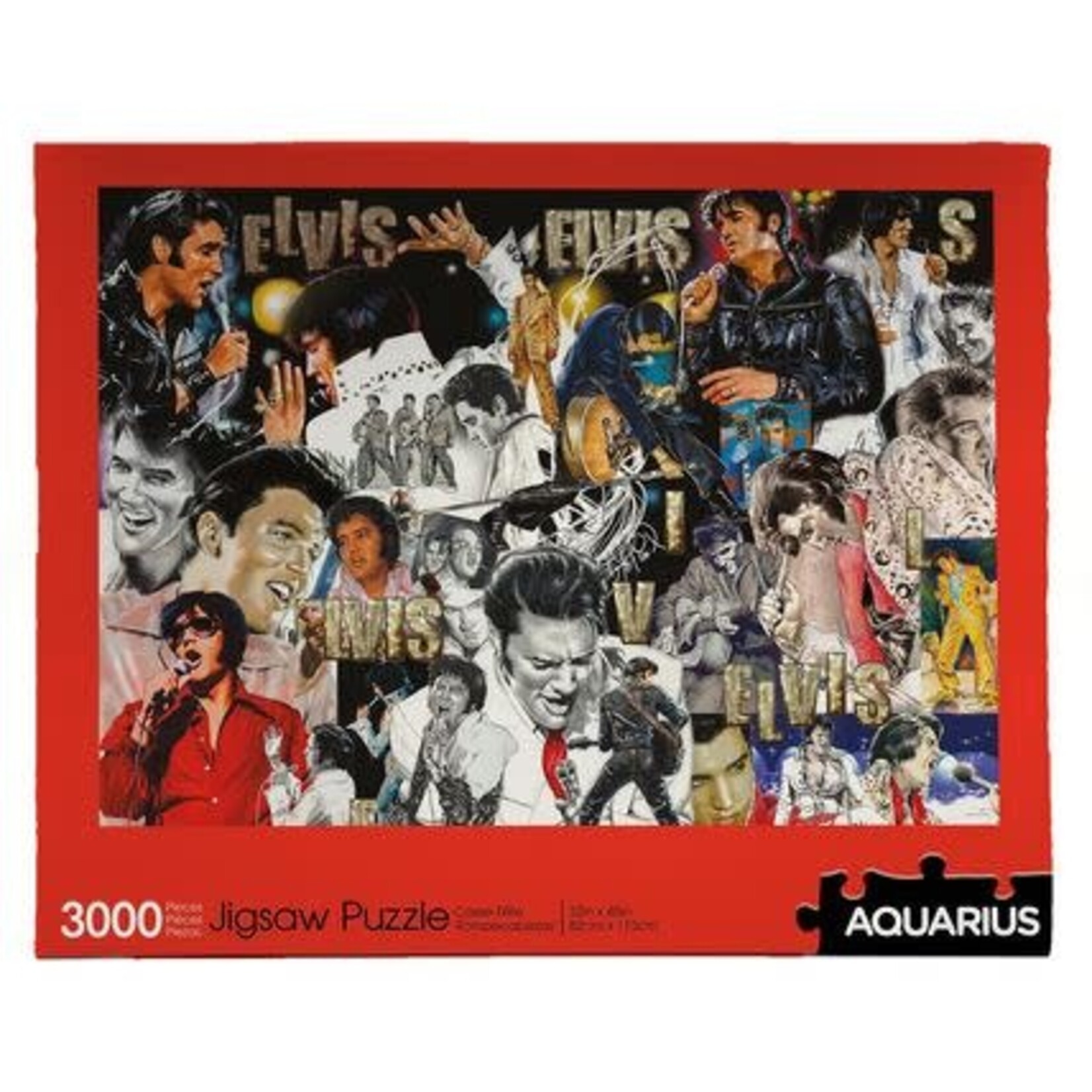 #19651 Elvis 3000 Piece Puzzle Dragon Cache Used Game