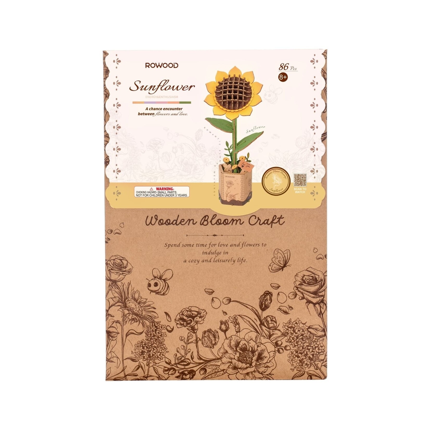 Wooden Flower Kit - Sunflower - Bloom Craft