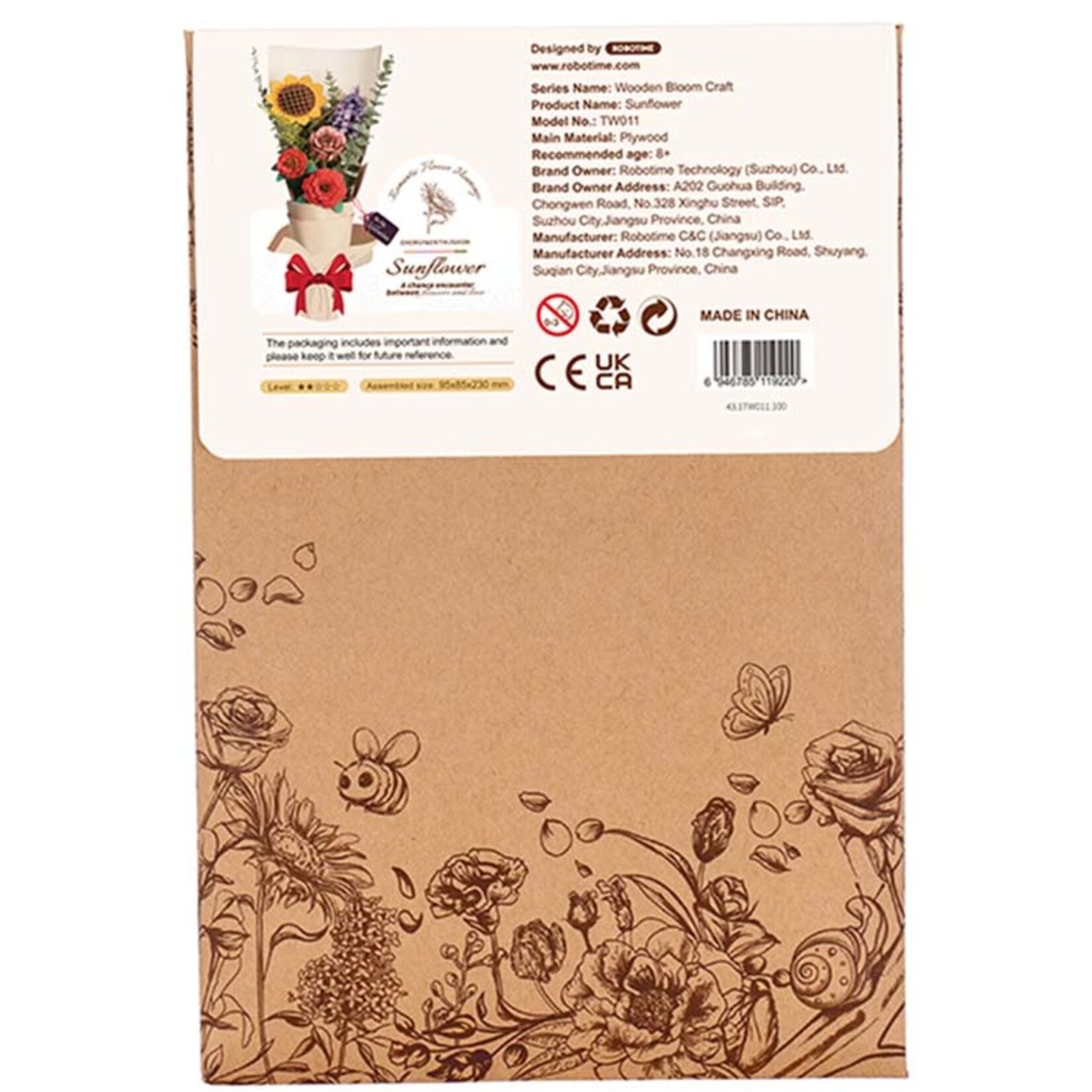 Wooden Flower Kit - Sunflower - Bloom Craft