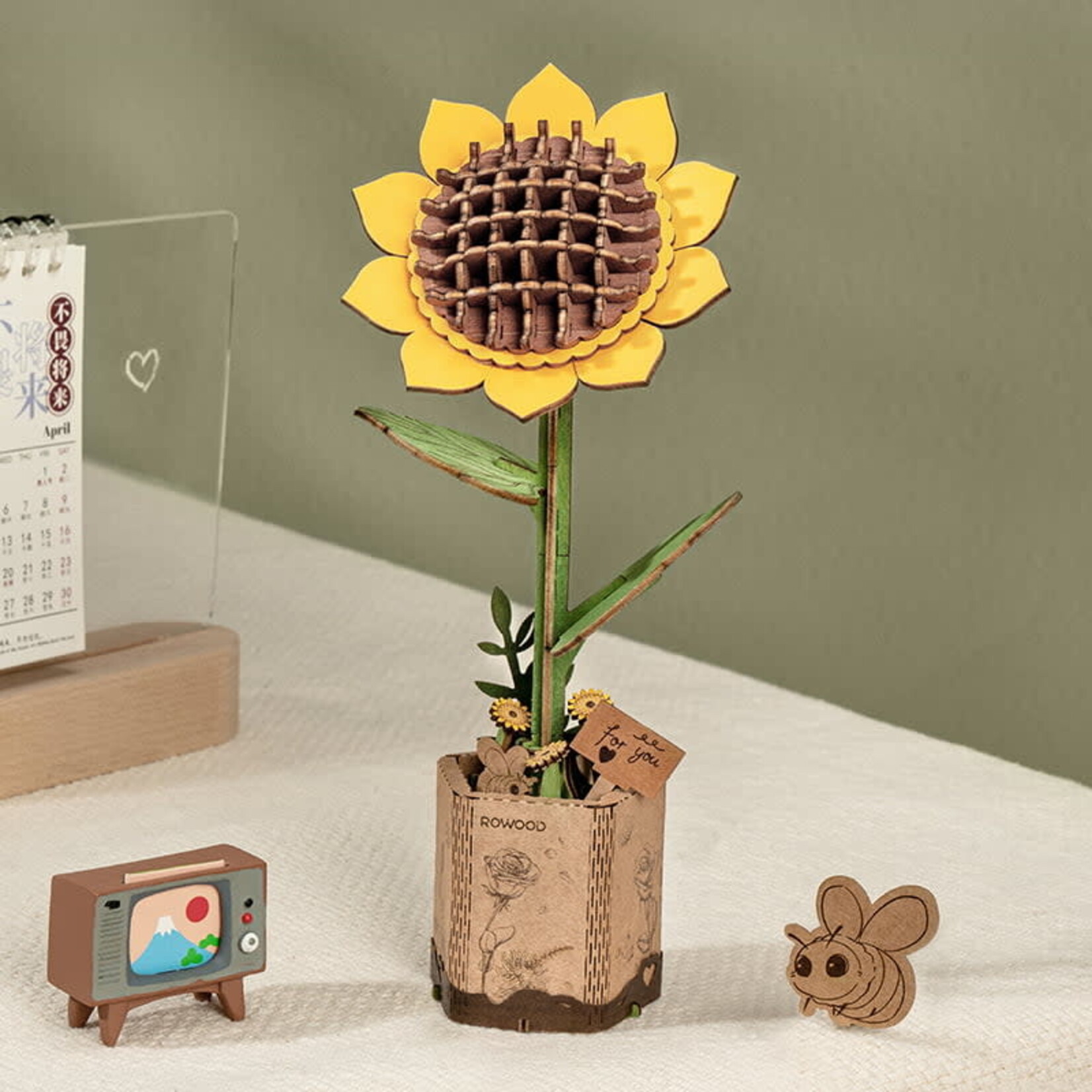 Wooden Flower Kit - Sunflower - Bloom Craft