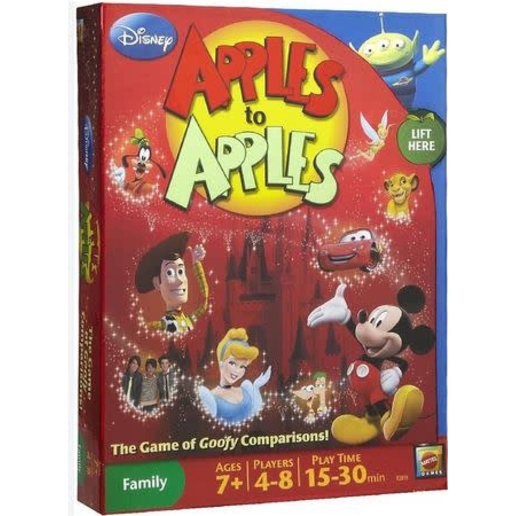 #19724 Apples To Apples: Disney Dragon Cache Used Game