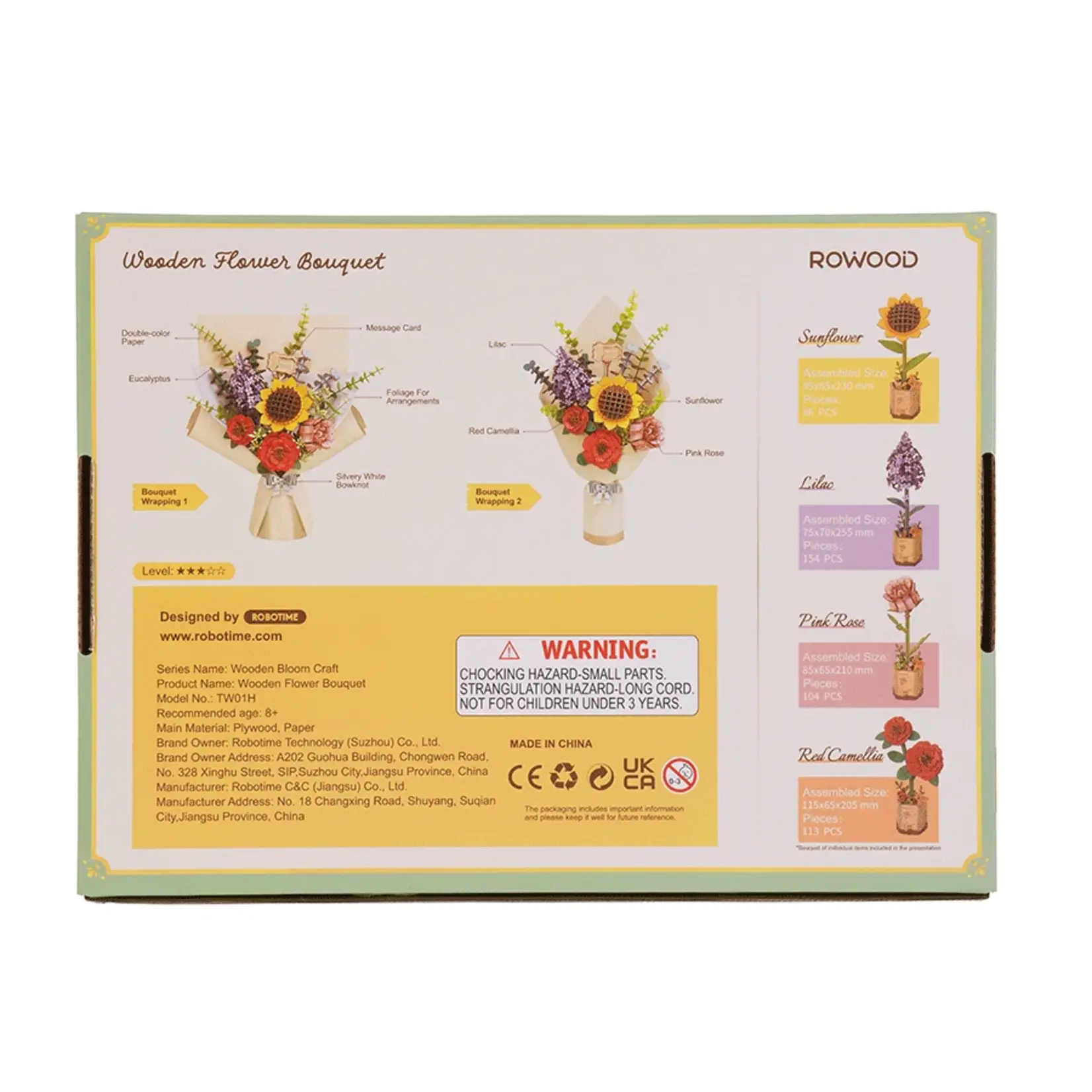 Wooden Flower Kit - Bouquet - Bloom Craft