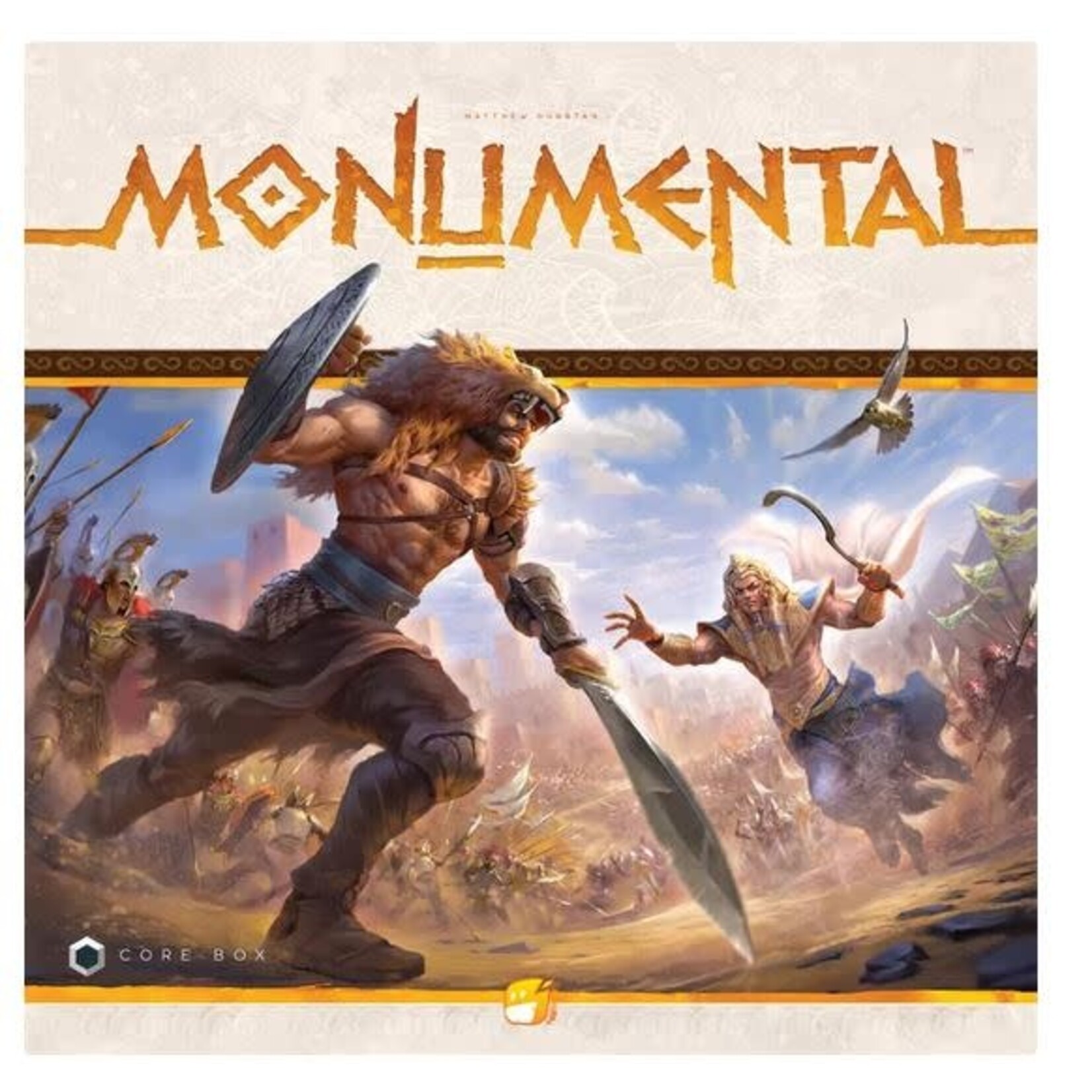 #19786 Monumental Deluxe Edition - Core Box With Miniatures Dragon Cache Used Game