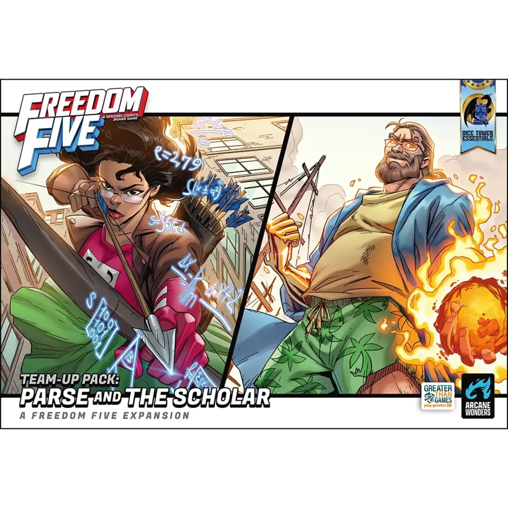 Freedom Five: Parse & The Scholar Team-Up Pack
