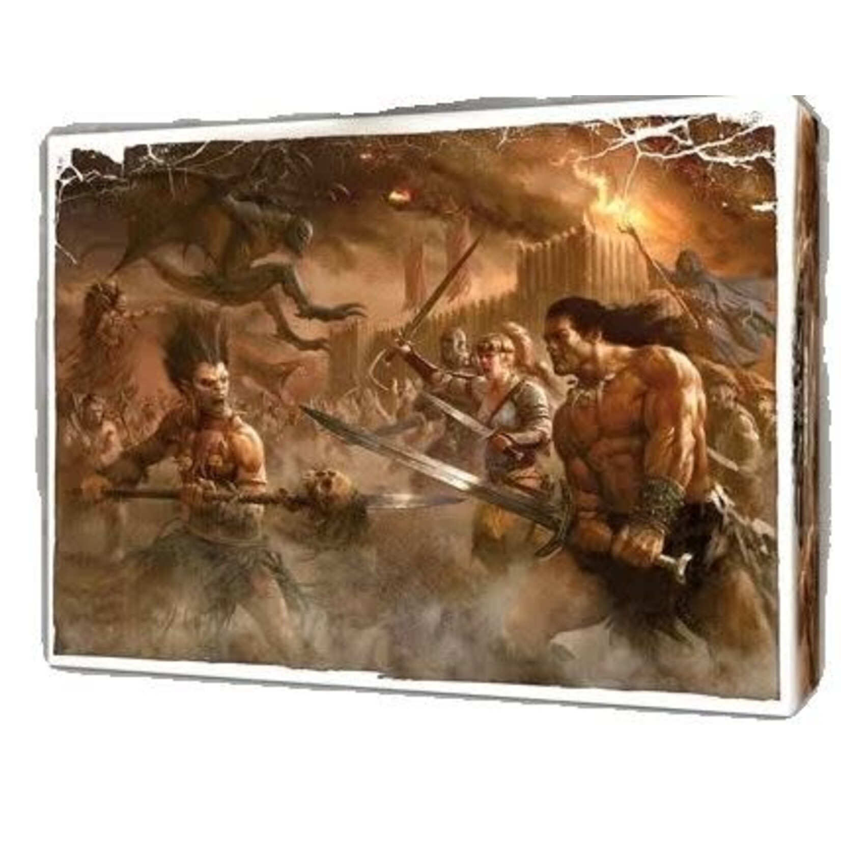 #19816 Conan Versus Box Dragon Cache Used Game