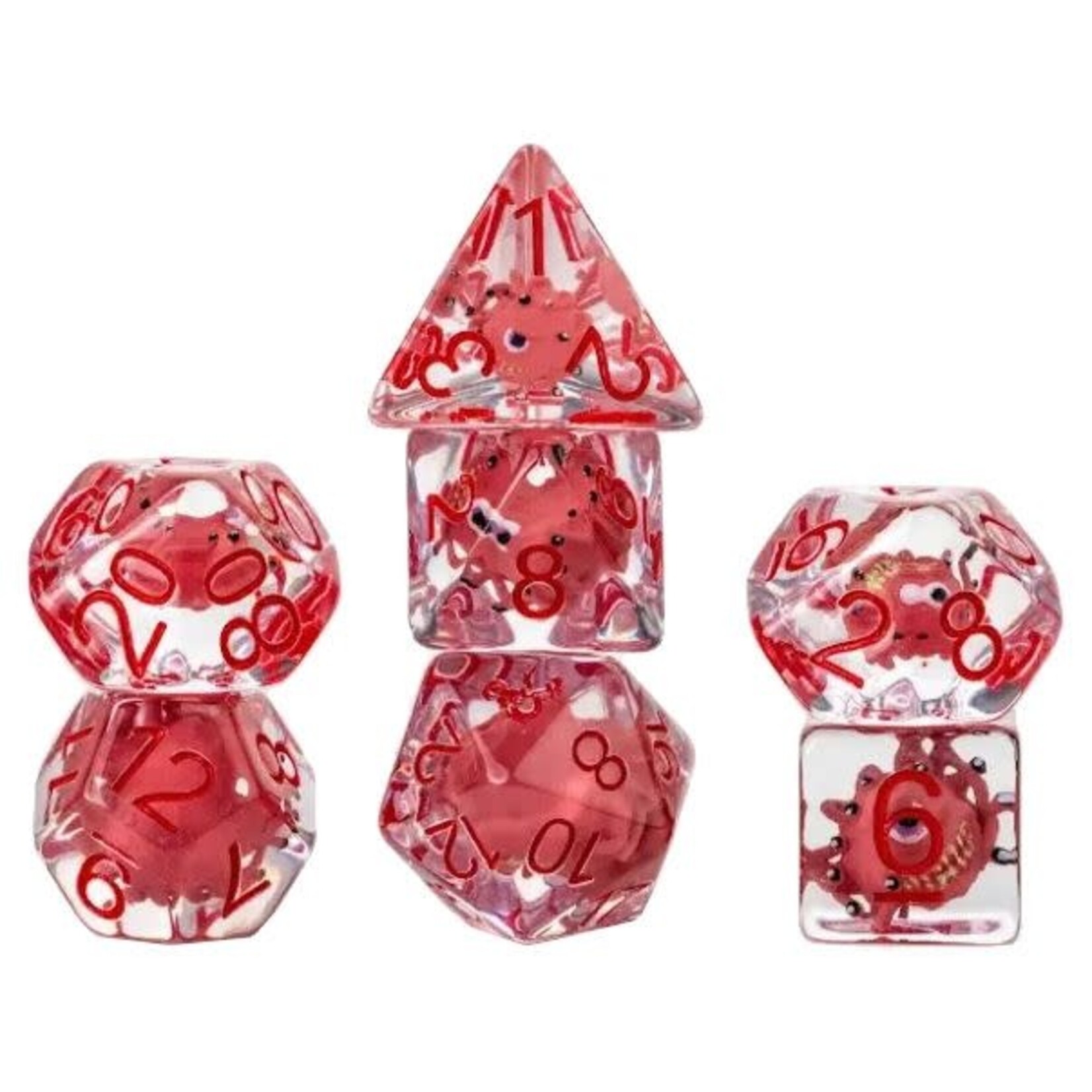 D&D: Beholder Resin Dice 7 Polyhedral Set Dungeons & Dragons