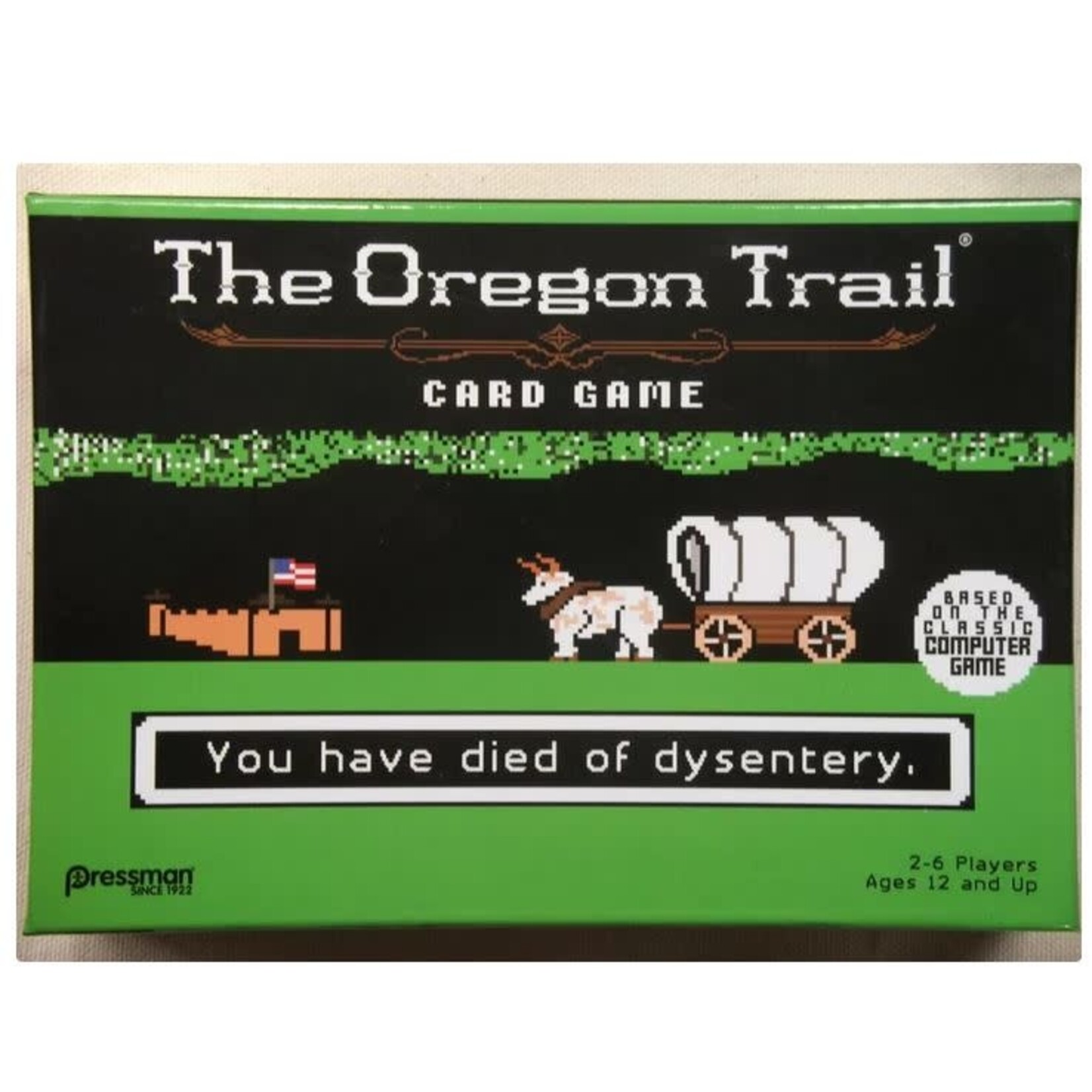 #19879 The Oregon Trail Card Game Dragon Cache Used Game