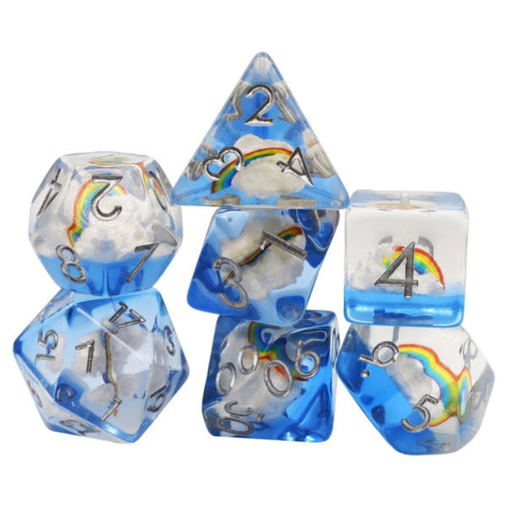Foam Brain Beautiful Day 7 Die Polyhedral Set | 2406