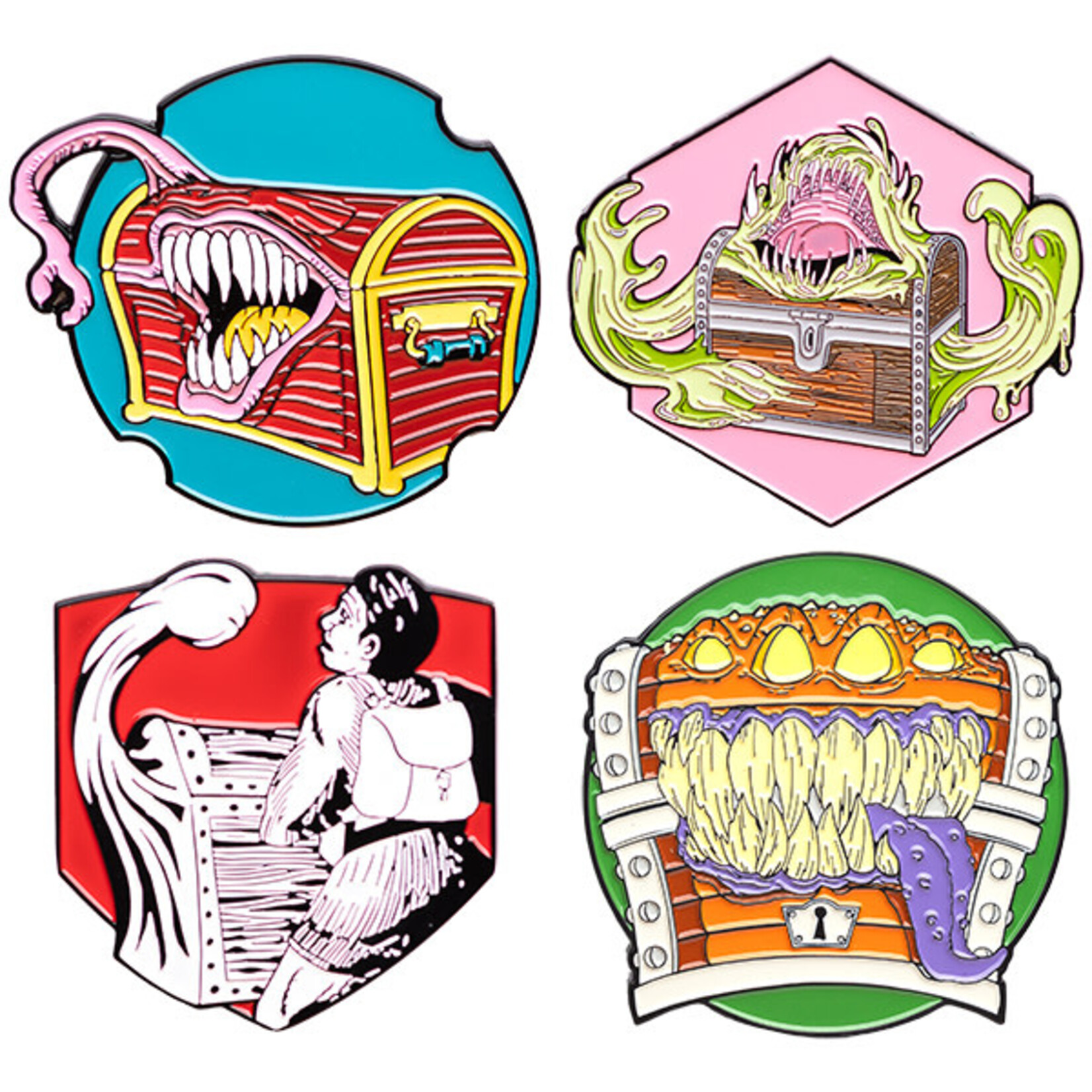 D&D Monster Mystery Pins
