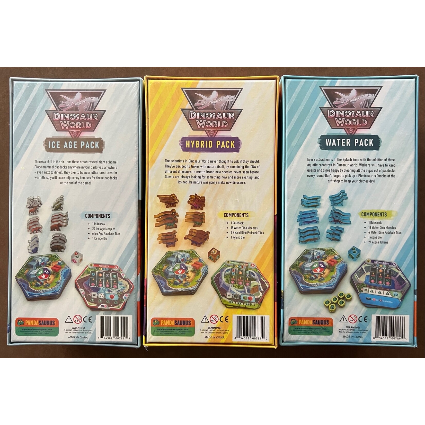 Dinosaur World Expansion Bundle (Ice Age, Hybrid Pack and Water Pack)
