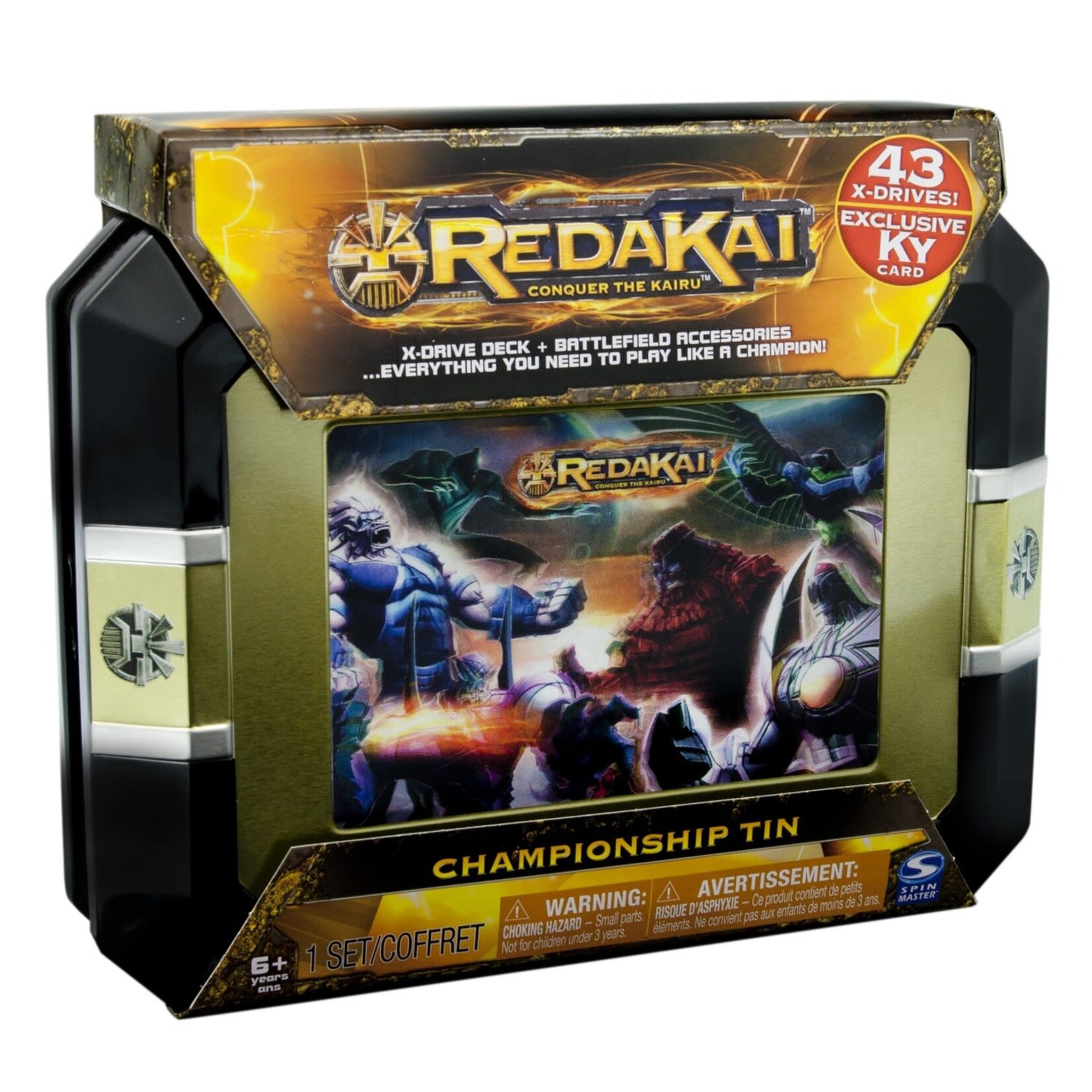 Redakai Championship Tin Dragon Cache Game