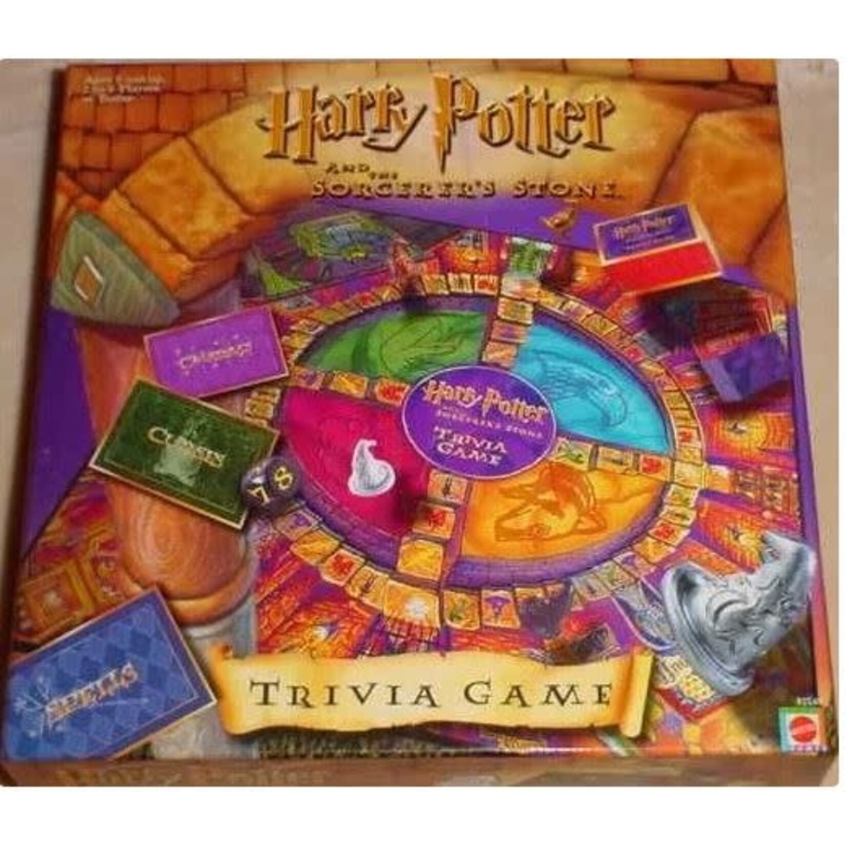 #19993 Harry Potter And The Sorcerer's Stone The Trivia Game Dragon Cache Used Game