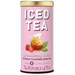 Iced Tea: Strawberry Basil Green Tea - 8 Large Pouches