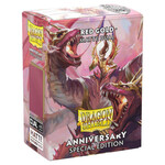 Dragon Shield - Standard Sleeves - Matte Dual - 25th Anniversary Pomegranate & Gold