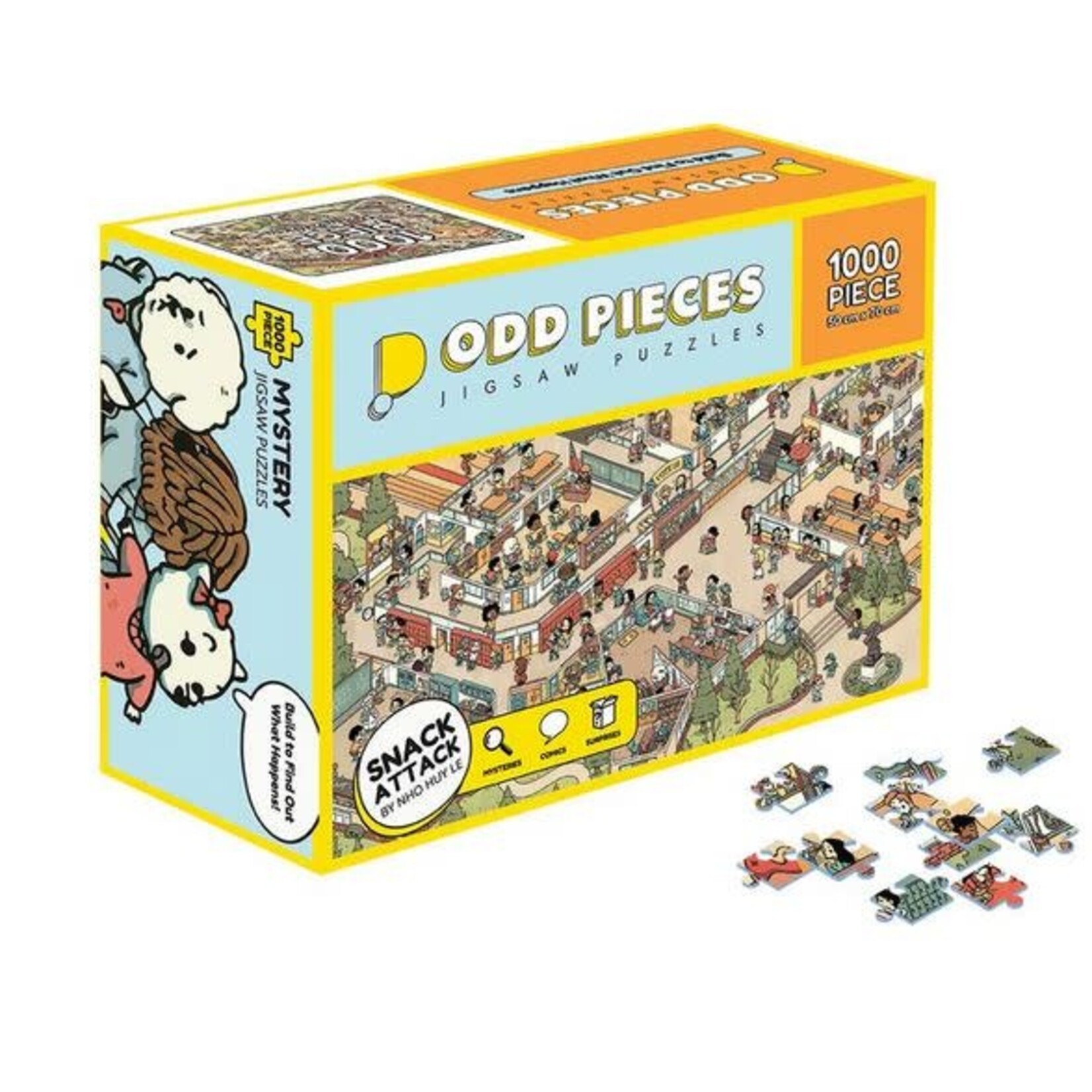 #12295 Odd Pieces: Snack Attack Dragon Cache Used Game