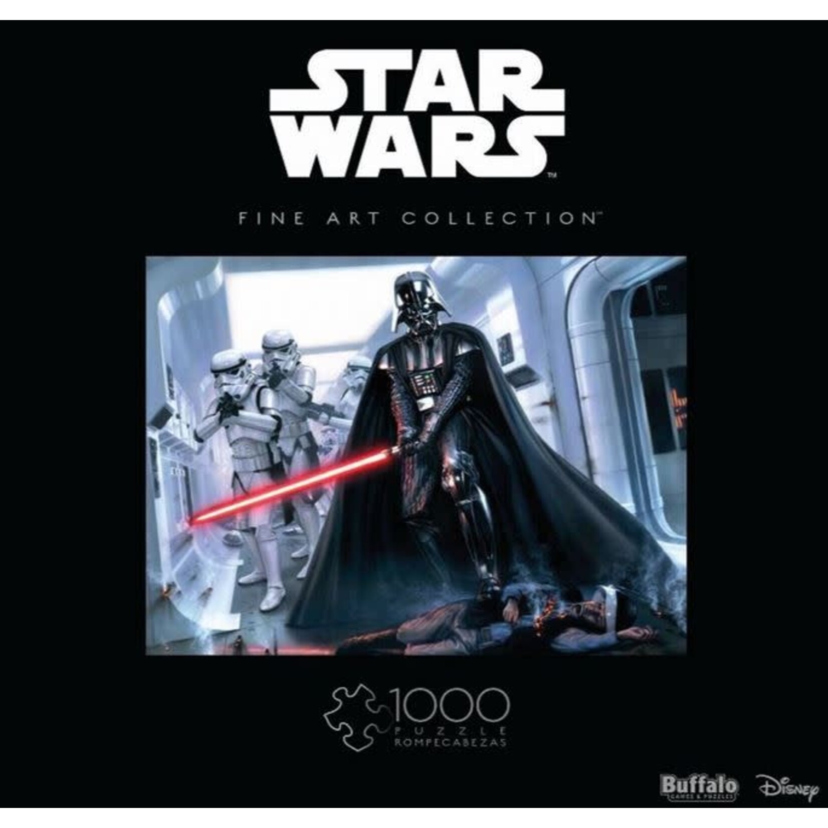#12293 Star Wars Fine Art Collection - Darth Vader 1000 pc Puzzle Dragon Cache Used Game
