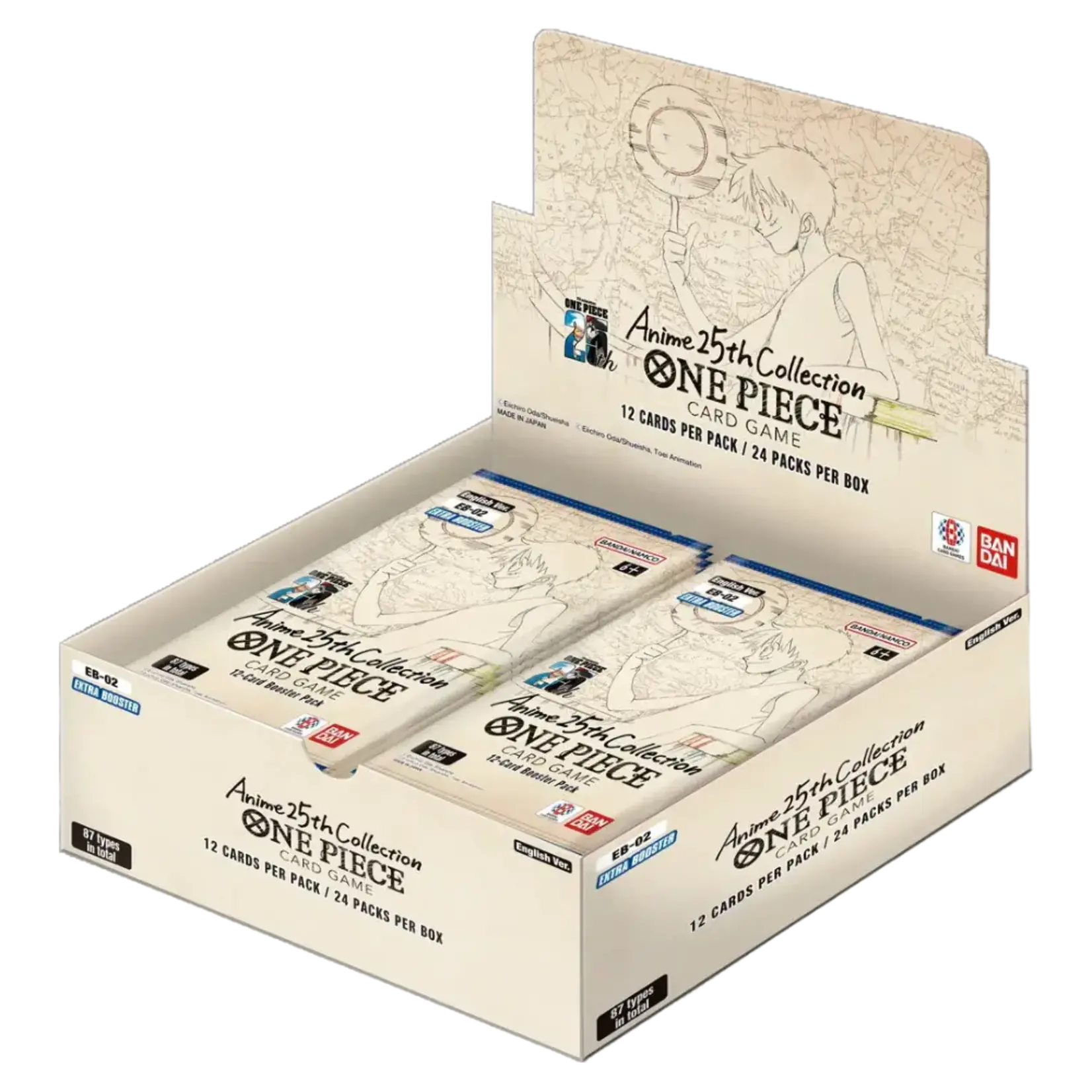 One Piece Extra Booster: Anime 25th Collection Booster Box (Pick Up Or Shipping Only/All Sales Final)