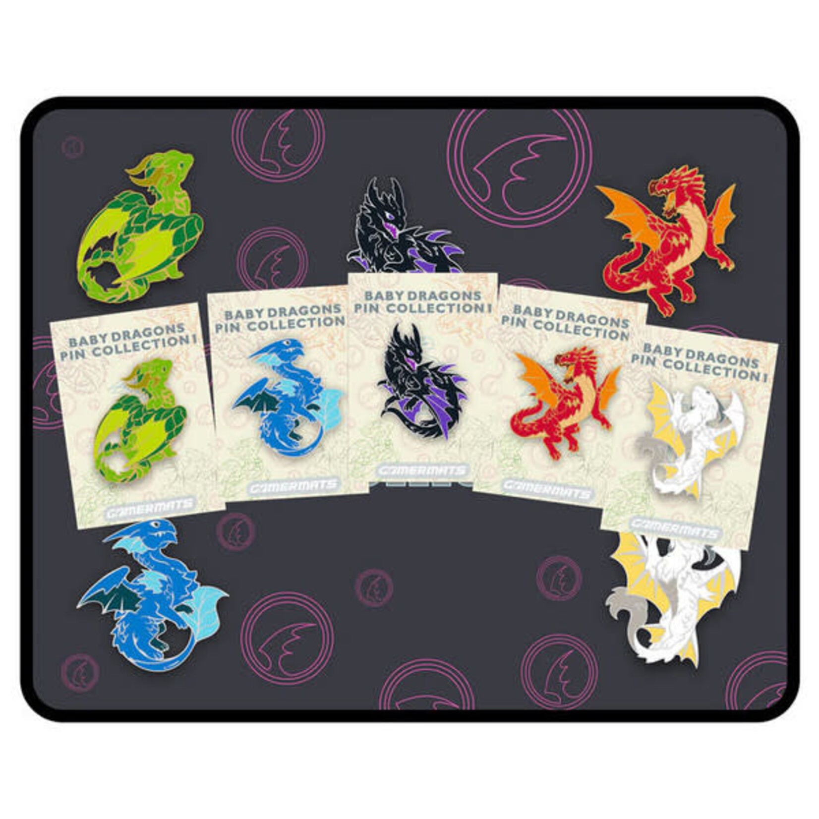 GameHead Products Inc. Baby Dragons Pin Set (5)