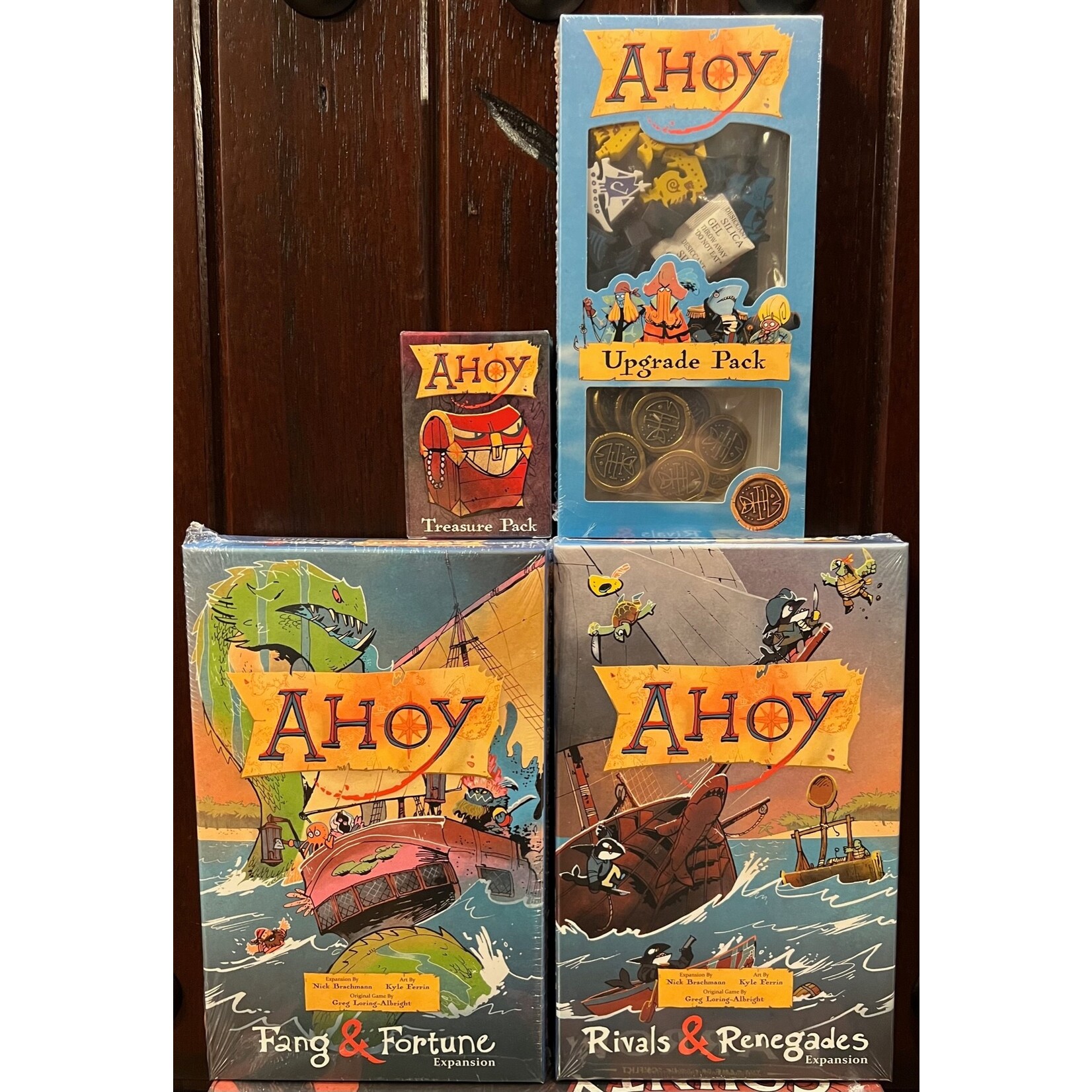 Ahoy: Fang & Fortune + Rivals & Renegades+ Treasure Pack + Upgrade Pack Expansion Bundle (Pick Up or Shipping Only)