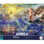 #12058 Disney The Little Mermaid: Thomas Kinkade Puzzle Dragon Cache Used Game