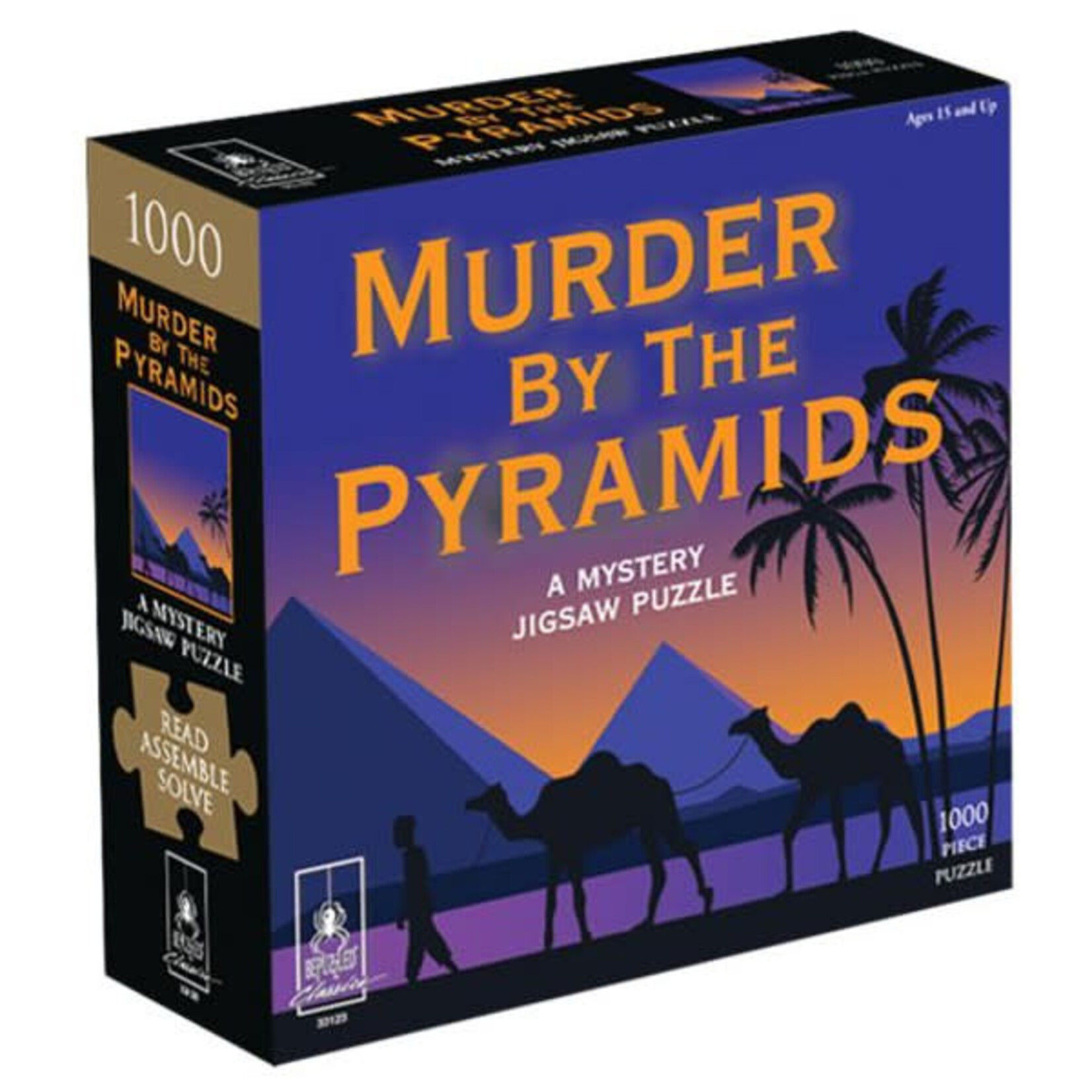 Classic Mystery Jigsaw Puzzle: Murder by The Pyramids