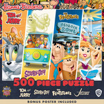 Hanna Barbera Collage Puzzle 500 Piece Puzzle