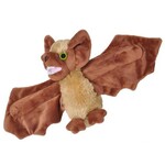 Plush Wildlife: Glow In The Dark Eyes Bat Hugger