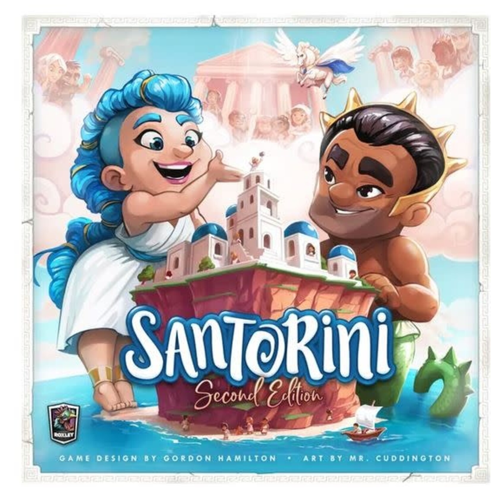 #12022 Santorini 2nd Edition Dragon Cache Used Game