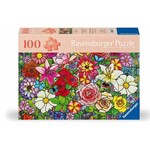 Tiffany Flowers 100 Piece Puzzle