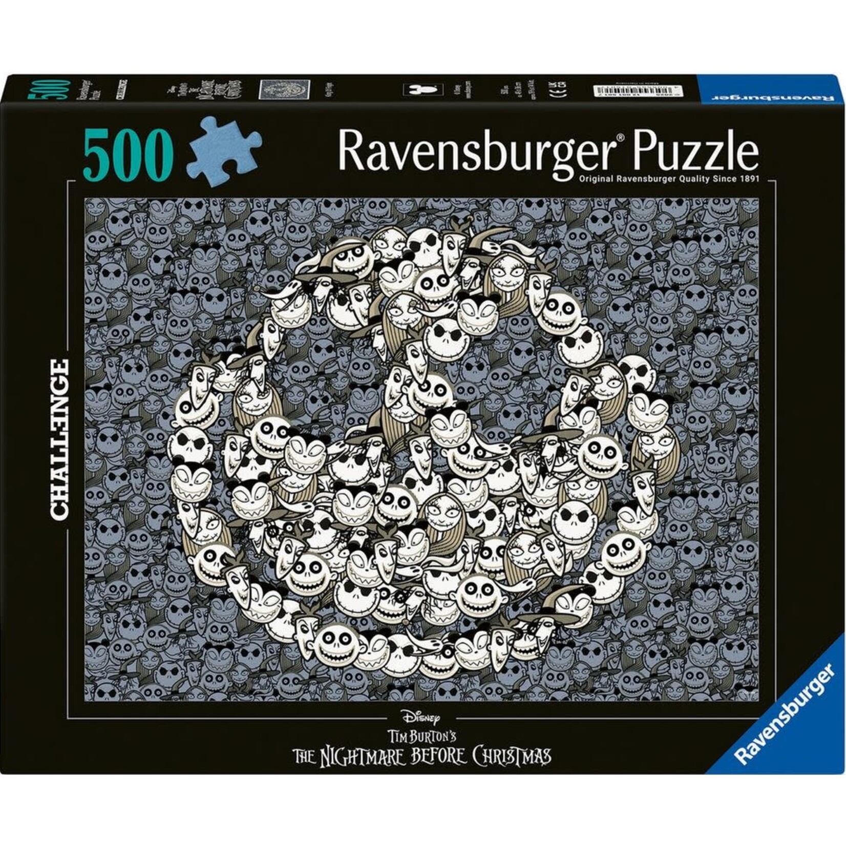 Nightmare Before Christmas 500 Piece Puzzle