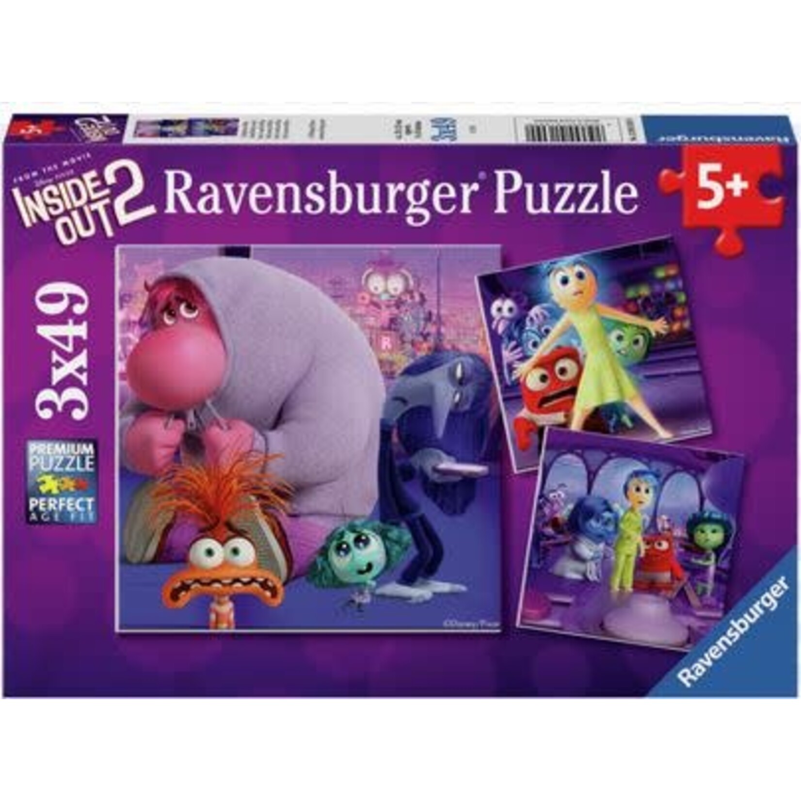 Disney Inside Out 2 3x 49 Piece Puzzle