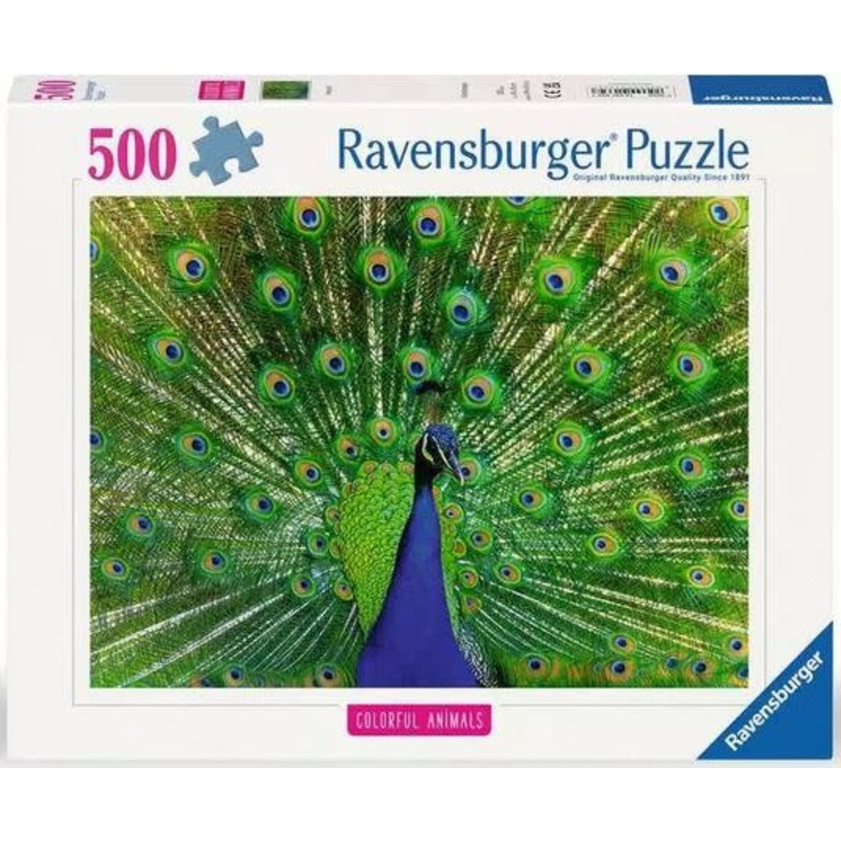 Peacock 500 Piece Puzzle