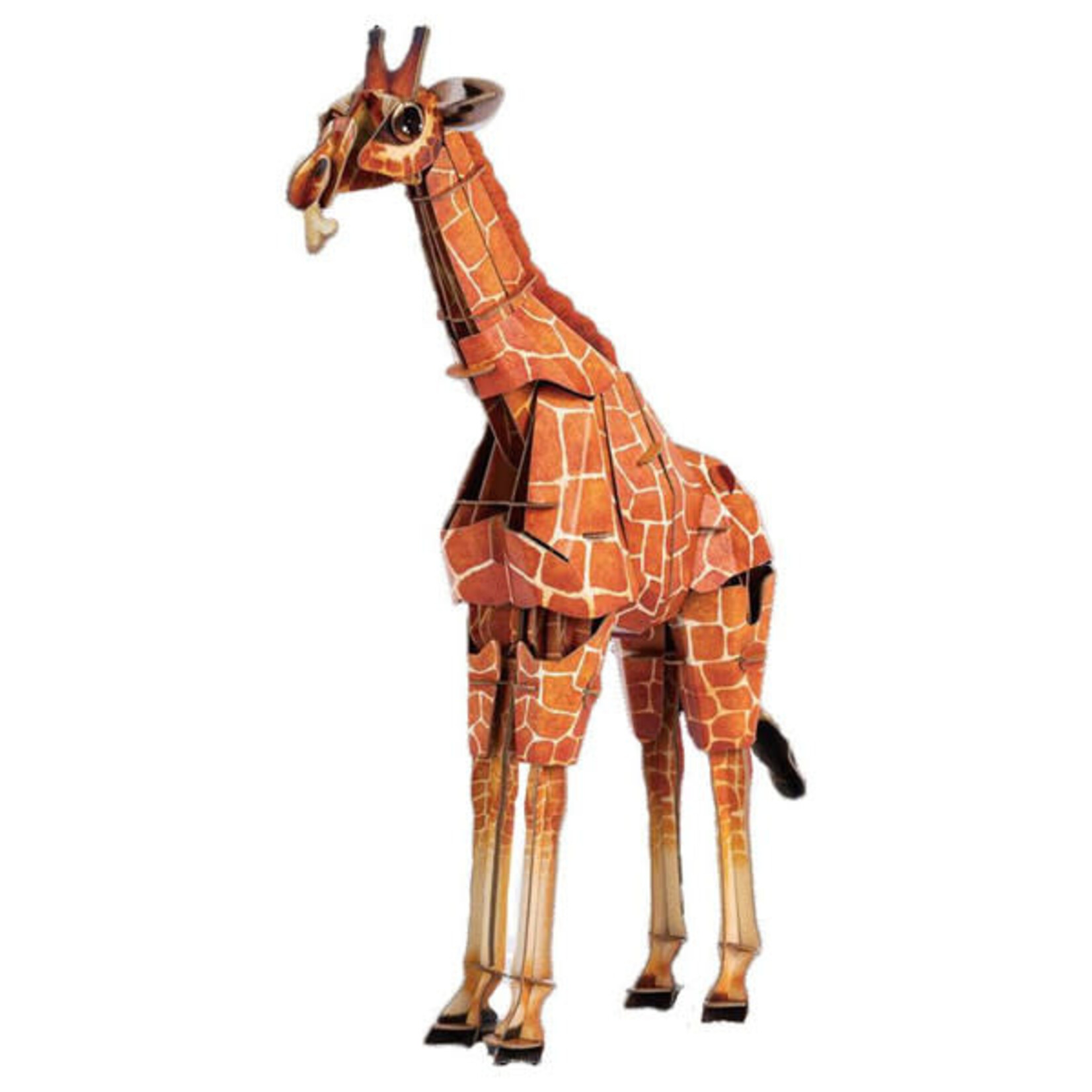 Kraft Paper Puzzle - 3D Giraffe