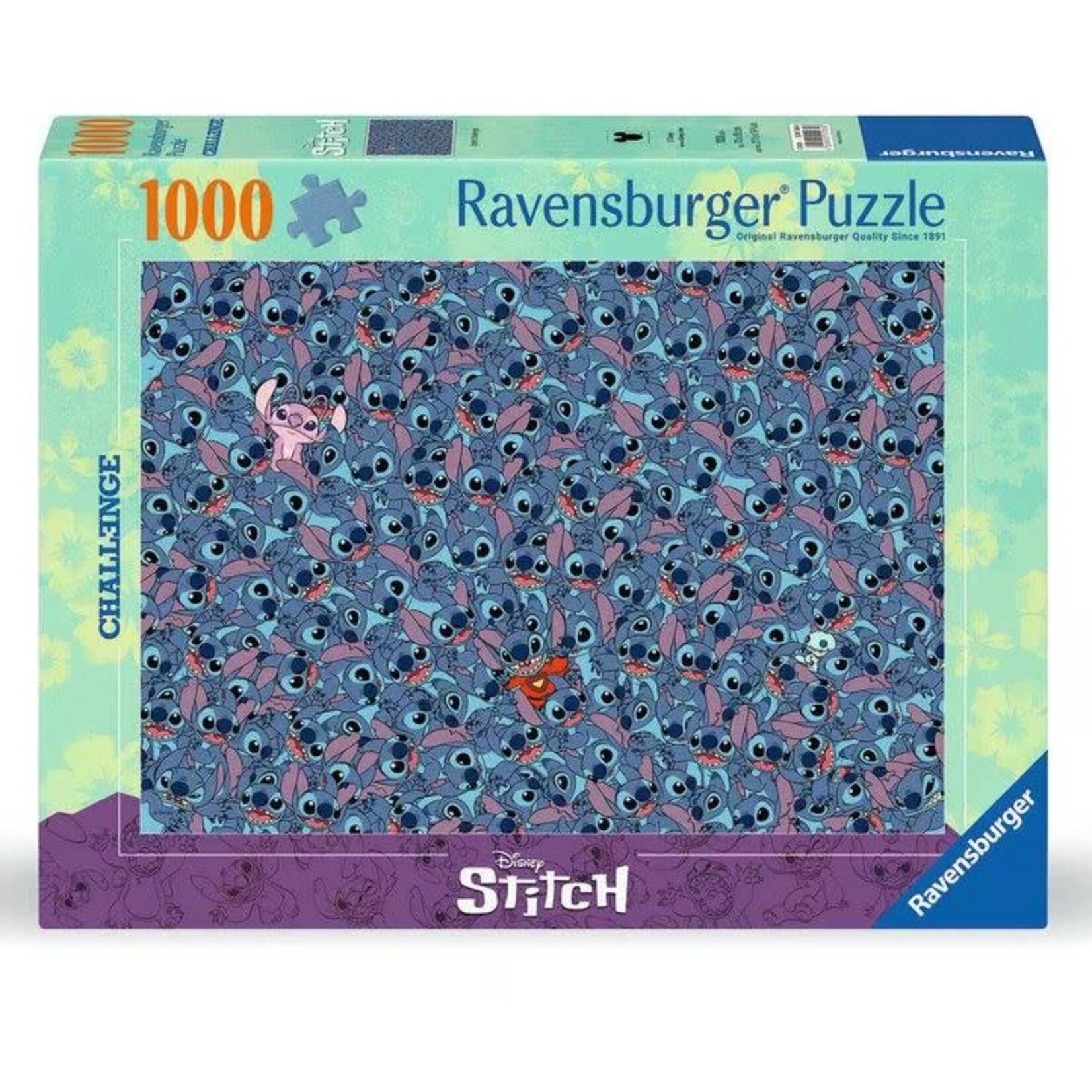 Disney Stitch Challenge 1000 Piece Puzzle