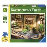 John Deere Work Desk 500 Piece Puzzle Large Format