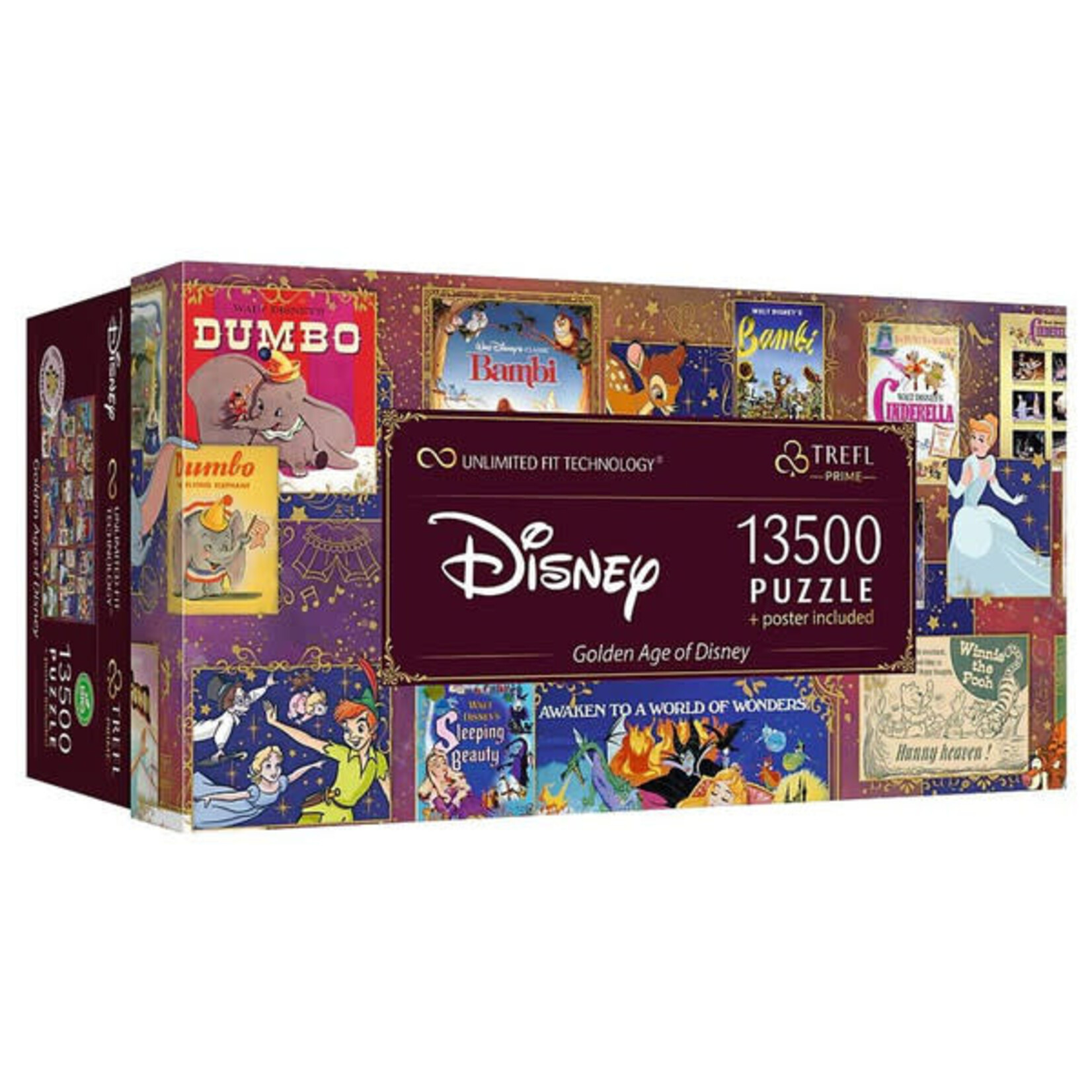 Disney Golden Age 13500 Piece Puzzle (78" x 54")